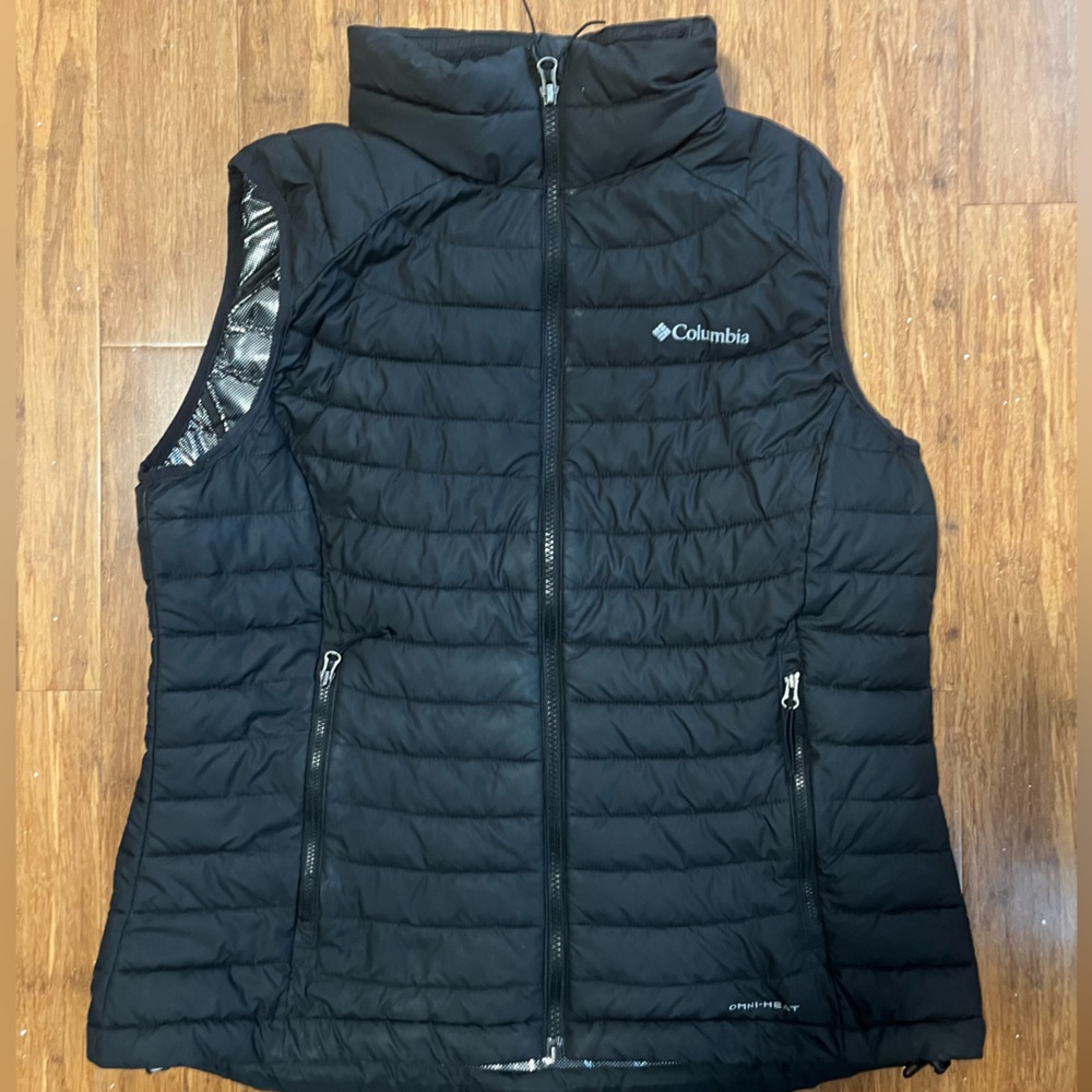 Columbia Black Down Insulated Vest